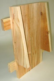 3. Arbeitsschritt: Fledermausnistkasten aus Holz