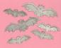 Preview: Fledermausanhänger aus Chromstahl