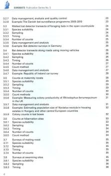 Inhaltsverzeichnis: Eurobats Publication Series No5