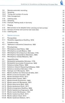 Inhaltsverzeichnis: Eurobats Publication Series No5