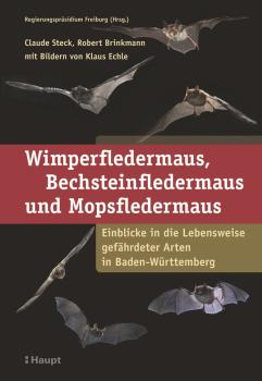 Titelbild: Wimperfledermaus, Bechsteinfledermaus und Mopsfledermaus