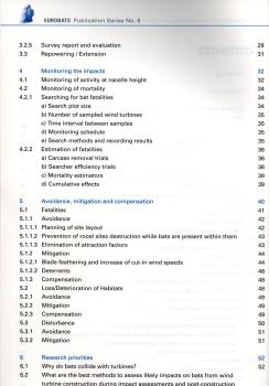 Inhaltsverzeichnis: Eurobats Publication Series No6