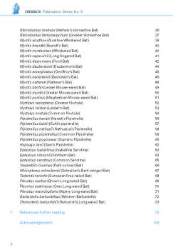 Inhaltsverzeichnis: Eurobats Publication Series No9