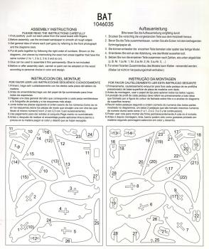 3D Holzfledermauspuzzle - Bastelanleitung