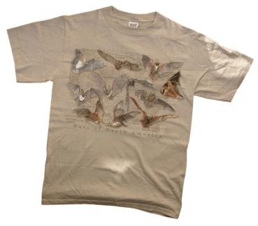 Fledermaus T-Shirt "Bats of North America"