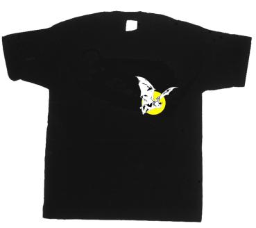 Fledermaus T-Shirt "Fledermaus mit Mond"