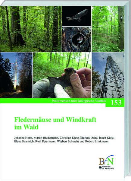 Titelbild: Fledermäuse und Windkraft im Wald
